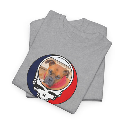 Custom Dog Stealie Unisex Grateful Dead T-Shirt (131)