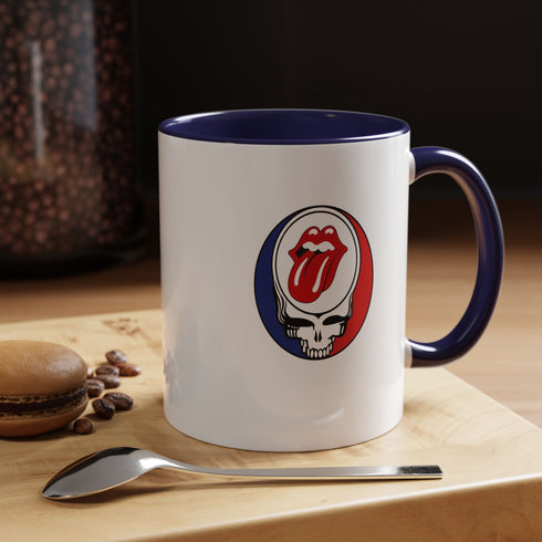 Grateful Dead x Rolling Stones Stealie Coffee Mug (11oz or 15oz) - StealieShop