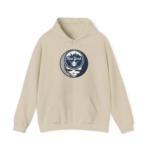 Grateful Dead - Yankees Classic Stealie Unisex Heavy Blend Hoodie - MLB - StealieShop