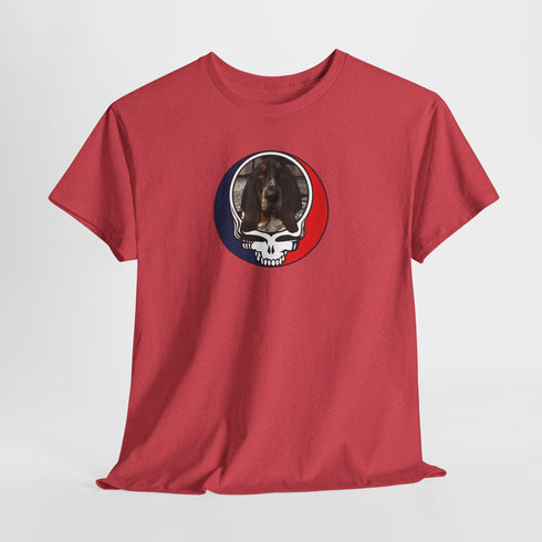 Custom Dog Stealie Unisex Grateful Dead T-Shirt (128)