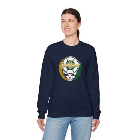 Grateful Dead - Oswego State Swim and Dive Team Stealie Crewneck Sweatshirt - StealieShop