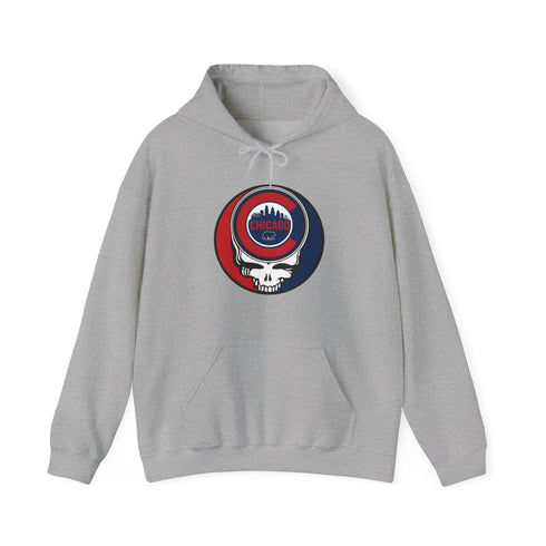 Grateful Dead - Chicago Cubs Grateful Dead Unisex Heavy Blend Hoodie - Hooded Sweatshirt - StealieShop