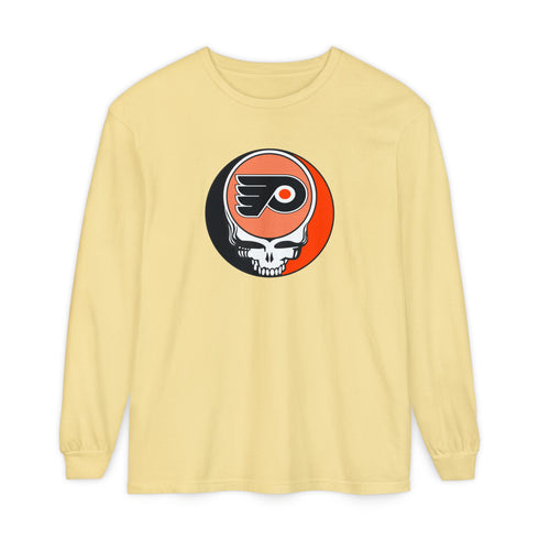 Philadelphia Flyers Vineyard Collection Unisex Garment-Dyed Long Sleeve T-Shirt