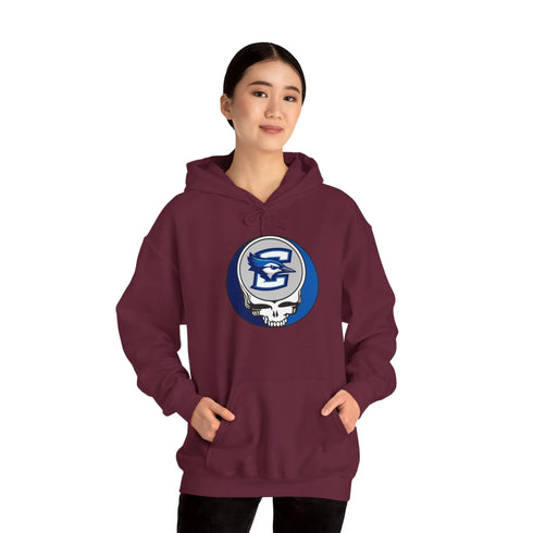 Creighton University Grateful Dead Unisex Heavy Blend Hoodie - StealieShop