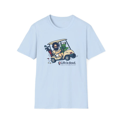 Grateful Dead - Joy Ridin' Jerry and The Bear Life is dead. Golf Company T-Shirt - StealieShop