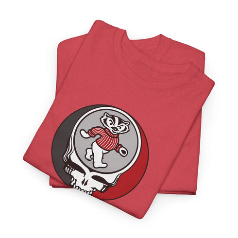 Grateful Dead - Wisconsin Dancing Badger Stealie Grateful Dead T-Shirt - StealieShop