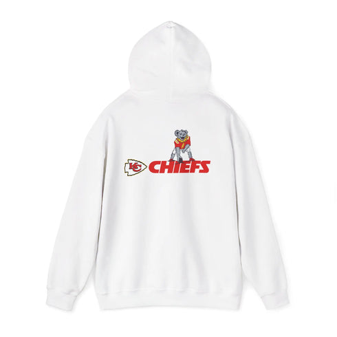 Grateful Dead - Kansas City Chiefs Dancing Bear Two-Sided Unisex Hoodie - Bucs - StealieShop