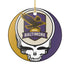 Grateful Dead - Baltimore Football Stealie Christmas Ornament - StealieShop