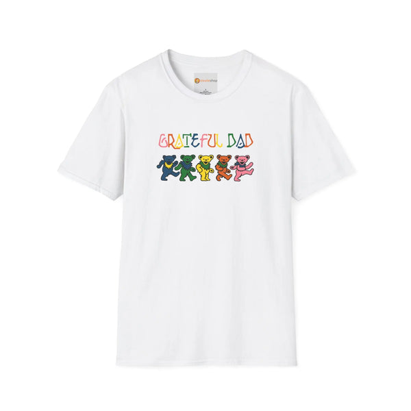 Grateful Dead - Grateful Dad Colors Dancing Bears Grateful Dead T-Shirt - StealieShop