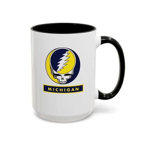 Grateful Dead - Michigan Stealie Coffee Mug - StealieShop