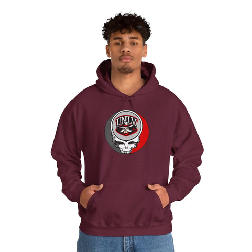 UNLV Grateful Dead Unisex Heavy Blend Hoodie - Hooded Sweatshirt - StealieShop