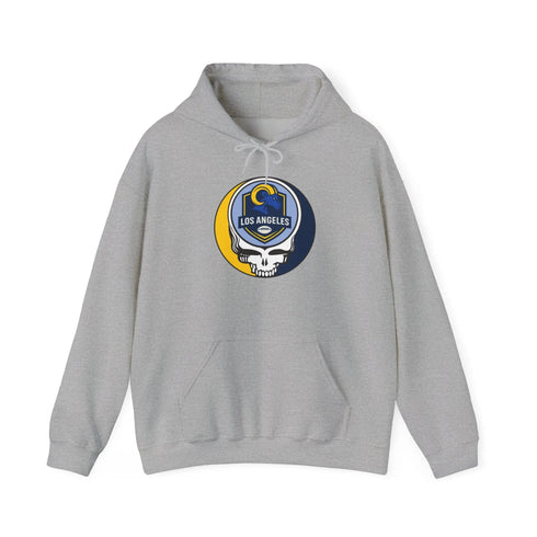 Grateful Dead - Los Angeles Rams Stealie Grateful Dead Hooded Sweatshirt - NFL - StealieShop