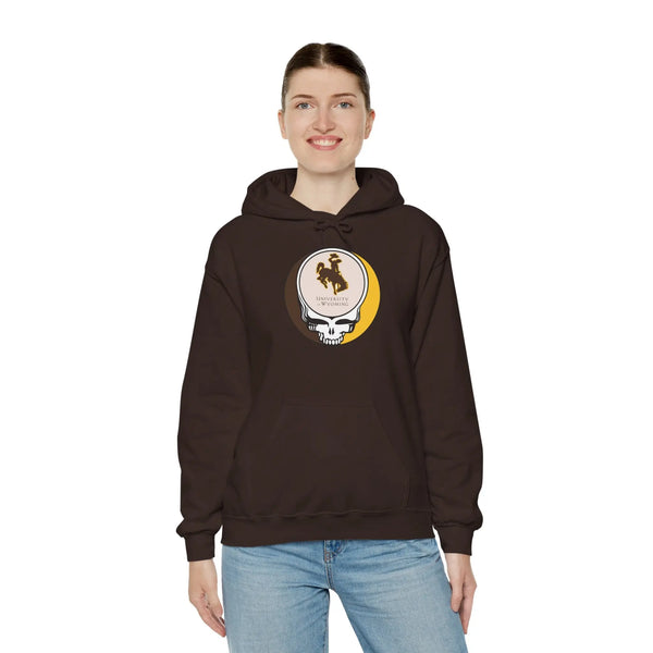 University of Wyoming Grateful Dead Unisex Heavy Blend Hoodie StealieShop