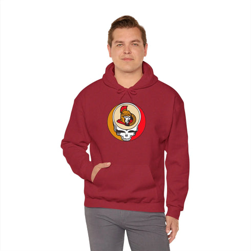 Ottowa Senators Grateful Dead Unisex Heavy Blend Hoodie StealieShop