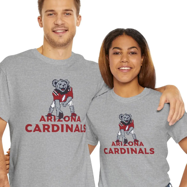Arizona Cardinals Dancing Bear Grateful Dead T-Shirt - NFL - StealieShop