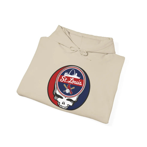Grateful Dead - St. Louis Baseball Grateful Dead Unisex Heavy Blend Hoodie - MLB - StealieShop