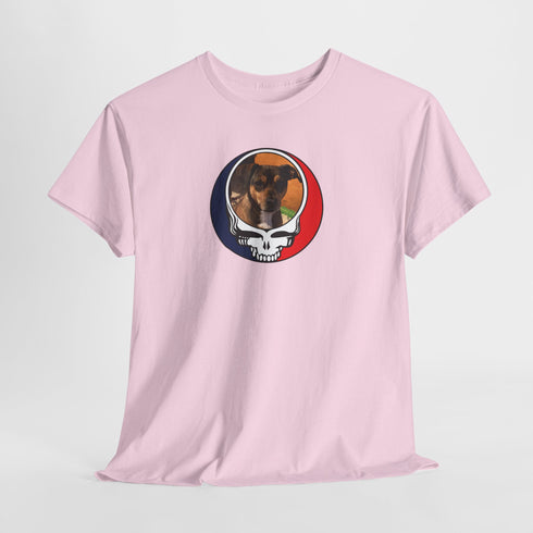 Custom Dog Stealie Unisex Grateful Dead T-Shirt (144)