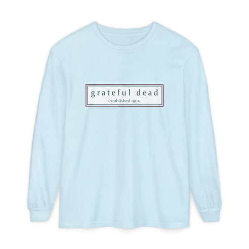 Grateful Dead - Grateful Dead Dancing Bear Two-Sided Vineyard Collection Garment-Dyed Long Sleeve T-Shirt - StealieShop