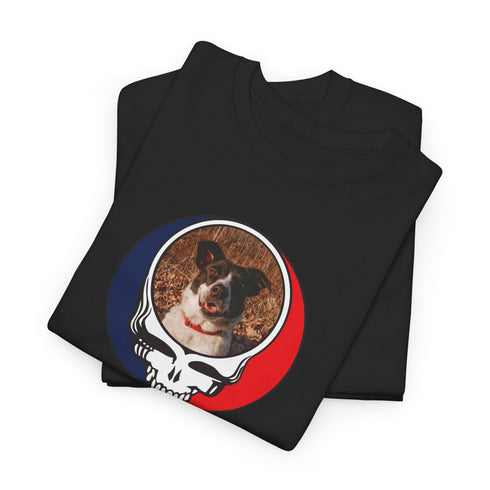 Custom Dog Stealie Unisex Grateful Dead T-Shirt (93)