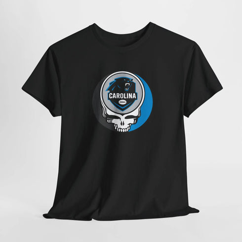 Grateful Dead - Carolina Panthers Grateful Dead Steal Your Face T-Shirt - NFL - StealieShop
