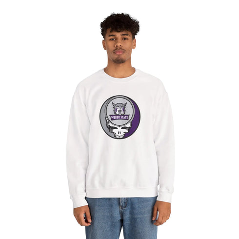 Grateful Dead - Weber State University Stealie Crewneck Sweatshirt - StealieShop