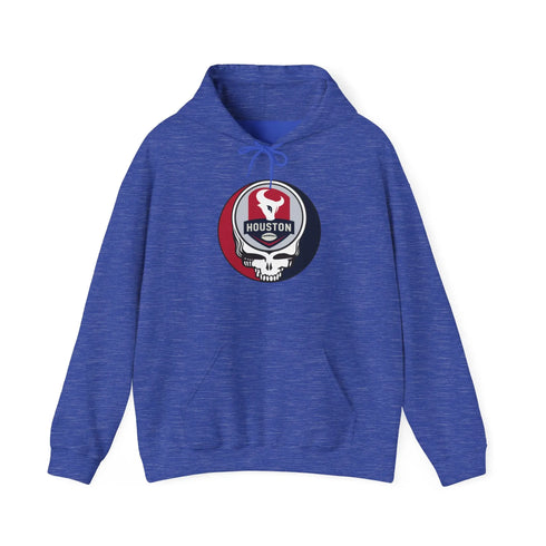 Grateful Dead - Houston Texans Stealie Grateful Dead Hooded Sweatshirt - NFL - StealieShop