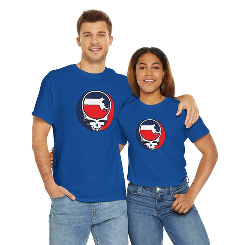 Massachusetts Map Stealie Grateful Dead T-Shirt
