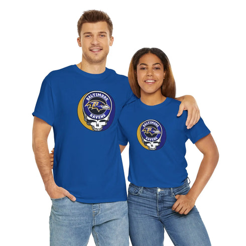Baltimore Ravens Grateful Dead T-Shirt Printify