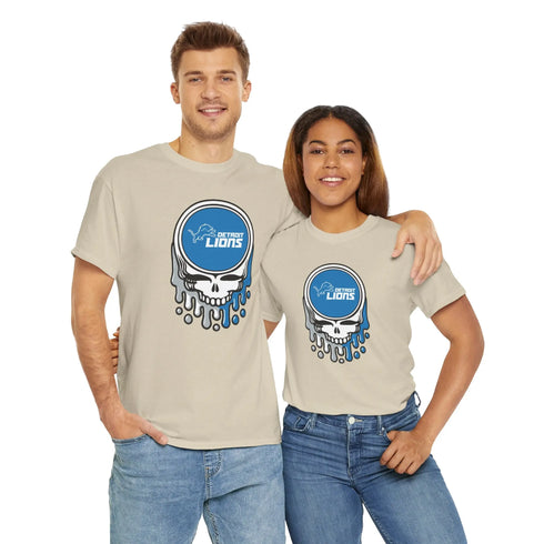 Detroit Lions Grateful Dead Tshirt StealieShop
