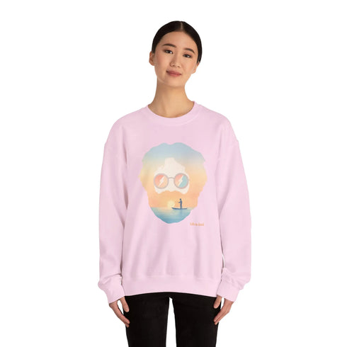 Grateful Dead - Tropical Jerry Life is dead. Crewneck Sweatshirt - StealieShop