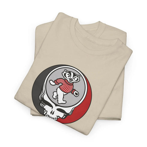 Grateful Dead - Wisconsin Dancing Badger Stealie Grateful Dead T-Shirt - StealieShop