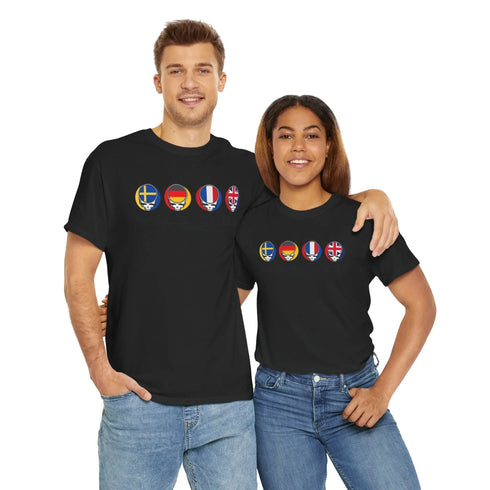 Grateful Dead - Europe 1990 Stealies Grateful Dead T-Shirt - StealieShop