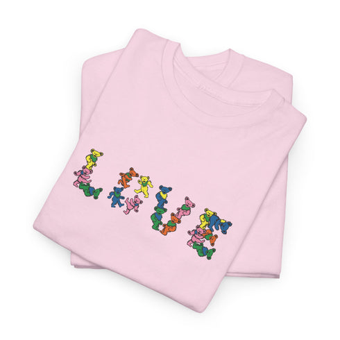 Dancing Bears LOVE Unisex Grateful Dead T-Shirt