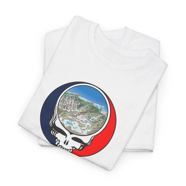 Stowe Trail Map Stealie Grateful Dead T-Shirt