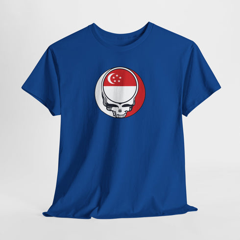 Singapore Flag Stealie Unisex Grateful Dead T-Shirt