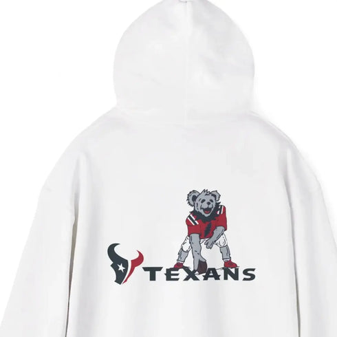 Grateful Dead - The Gridiron Collection: Houston Edition Dancing Bear Unisex Hoodie - NFL - StealieShop