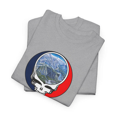 Ski Heavenly Trail Map Stealie Grateful Dead T-Shirt