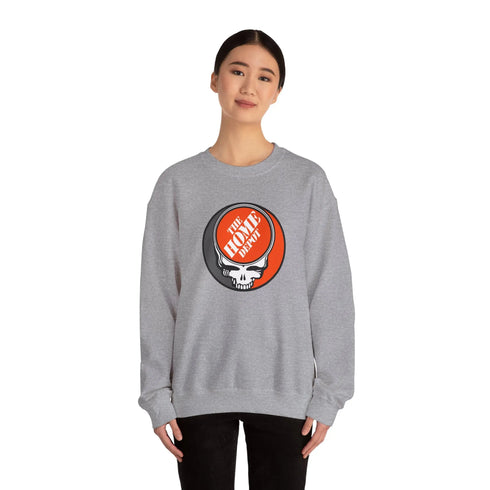 Grateful Dead - Home Depot Stealie Crewneck Sweatshirt - StealieShop
