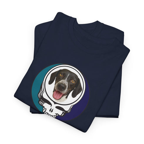 Custom Dog Stealie Unisex Grateful Dead T-Shirt (53)