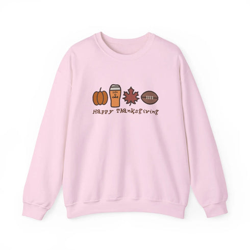 Life is dead. Happy Thanksgiving Unisex Crewneck Sweatshirt