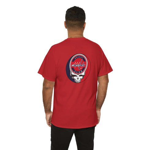 Washington Capitals Grateful Dead Steal Your Face T-Shirt - NHL StealieShop