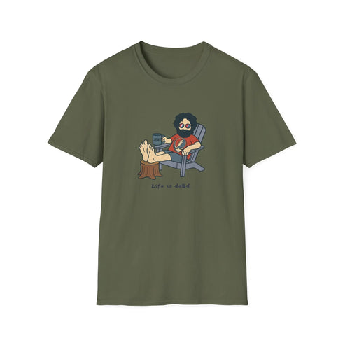 Grateful Dead - Chillin' Jerry - Life is dead. Grateful Dead T-Shirt - StealieShop