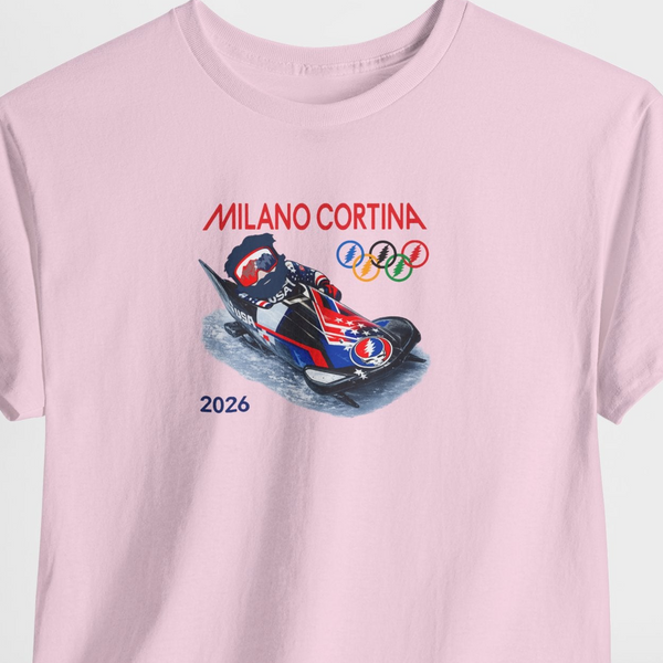 Bobsleddin' Jerry 2026 Olympics Grateful Dead T-Shirt