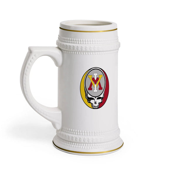 Virginia Military Institute Grateful Dead Stealie Beer Stein Mug - StealieShop
