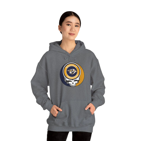 Nashville Predators Grateful Dead Unisex Heavy Blend Hoodie - StealieShop