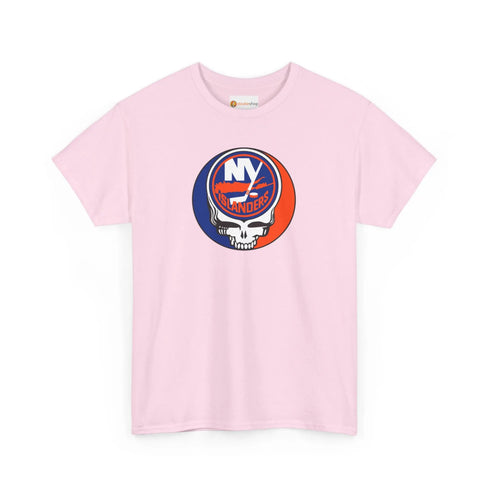 Grateful Dead - New York Islanders Grateful Dead Steal Your Face T-Shirt - NHL - StealieShop