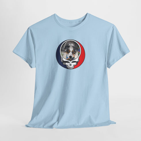 Custom Dog Stealie Unisex Grateful Dead T-Shirt (139)
