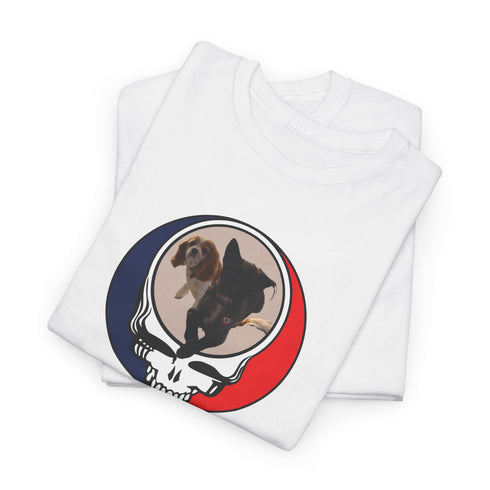 Custom Dog Stealie Unisex Grateful Dead T-Shirt (108)