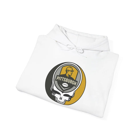 Grateful Dead - Pittsburgh Steelers Stealie Grateful Dead Hooded Sweatshirt - NFL - StealieShop