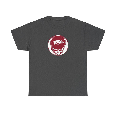 Grateful Dead - Arkansas Razorbacks Grateful Dead Steal Your Face T-Shirt - StealieShop